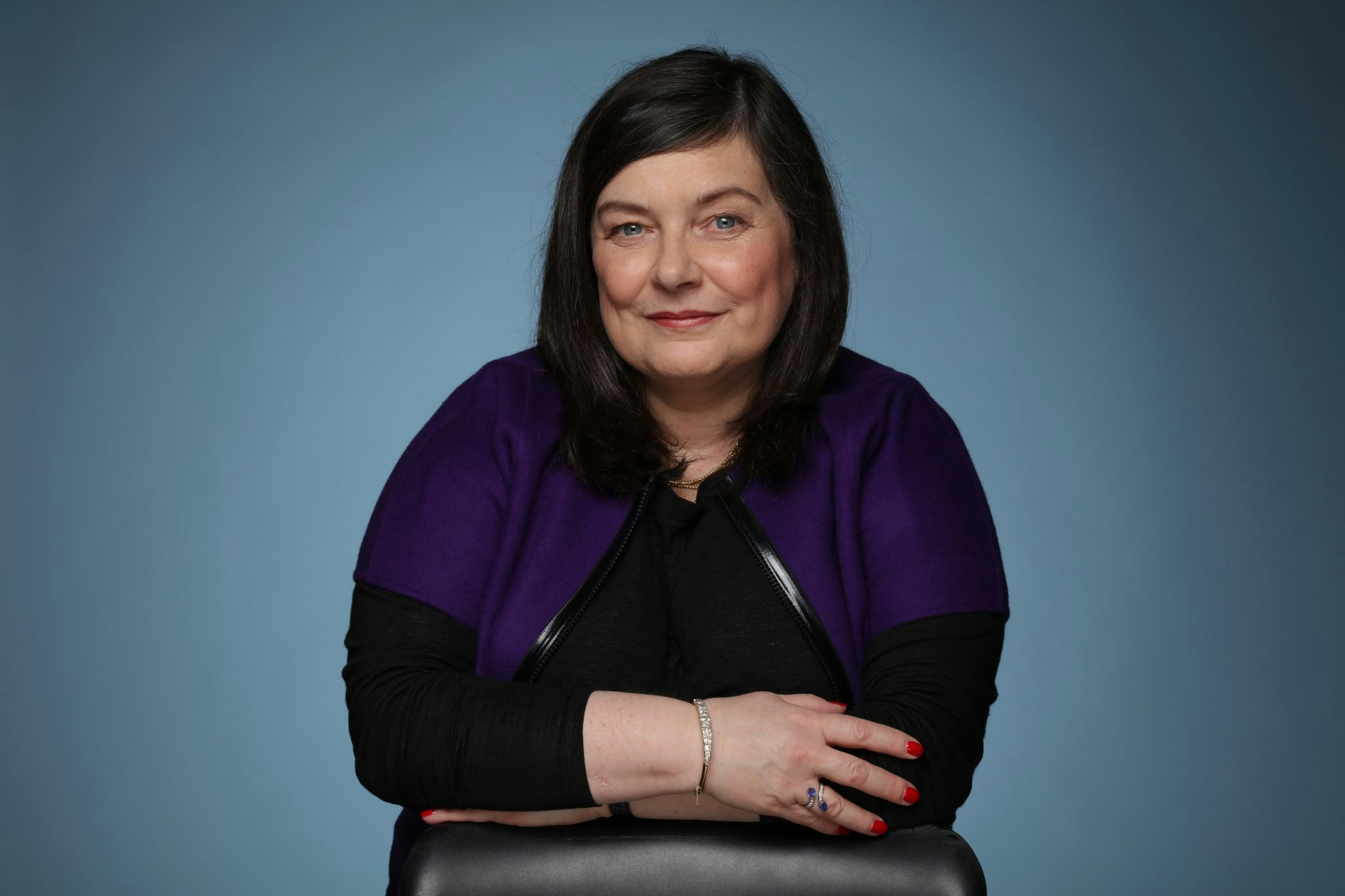 Portrait of Anne Boden, founder of UK online bank Starling