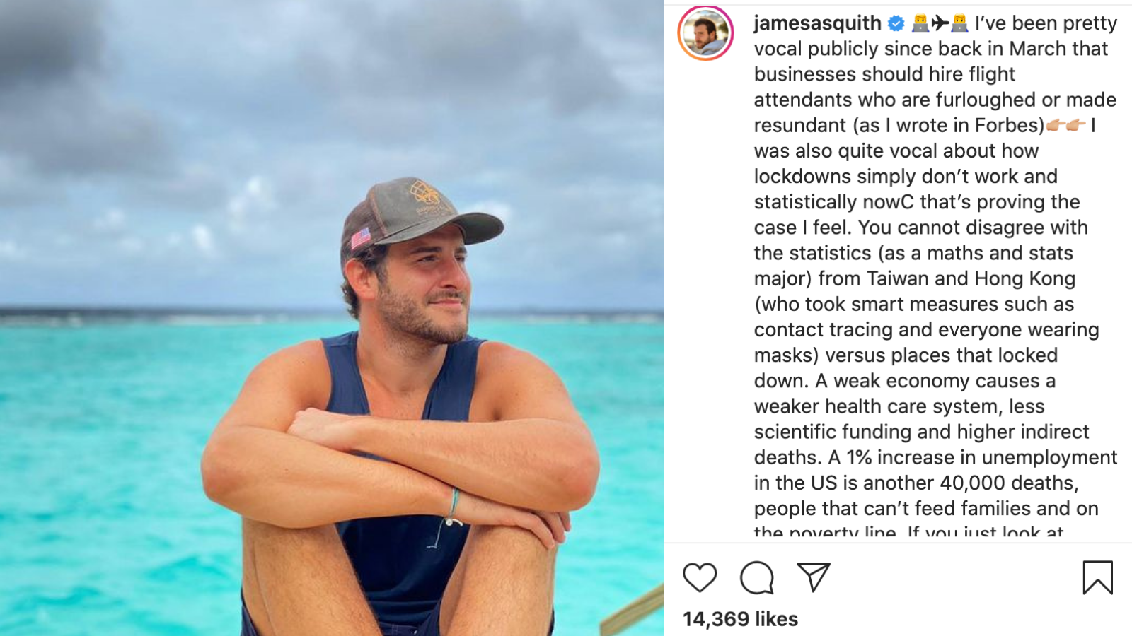 James Asquith, Instagram tech influencer to follow