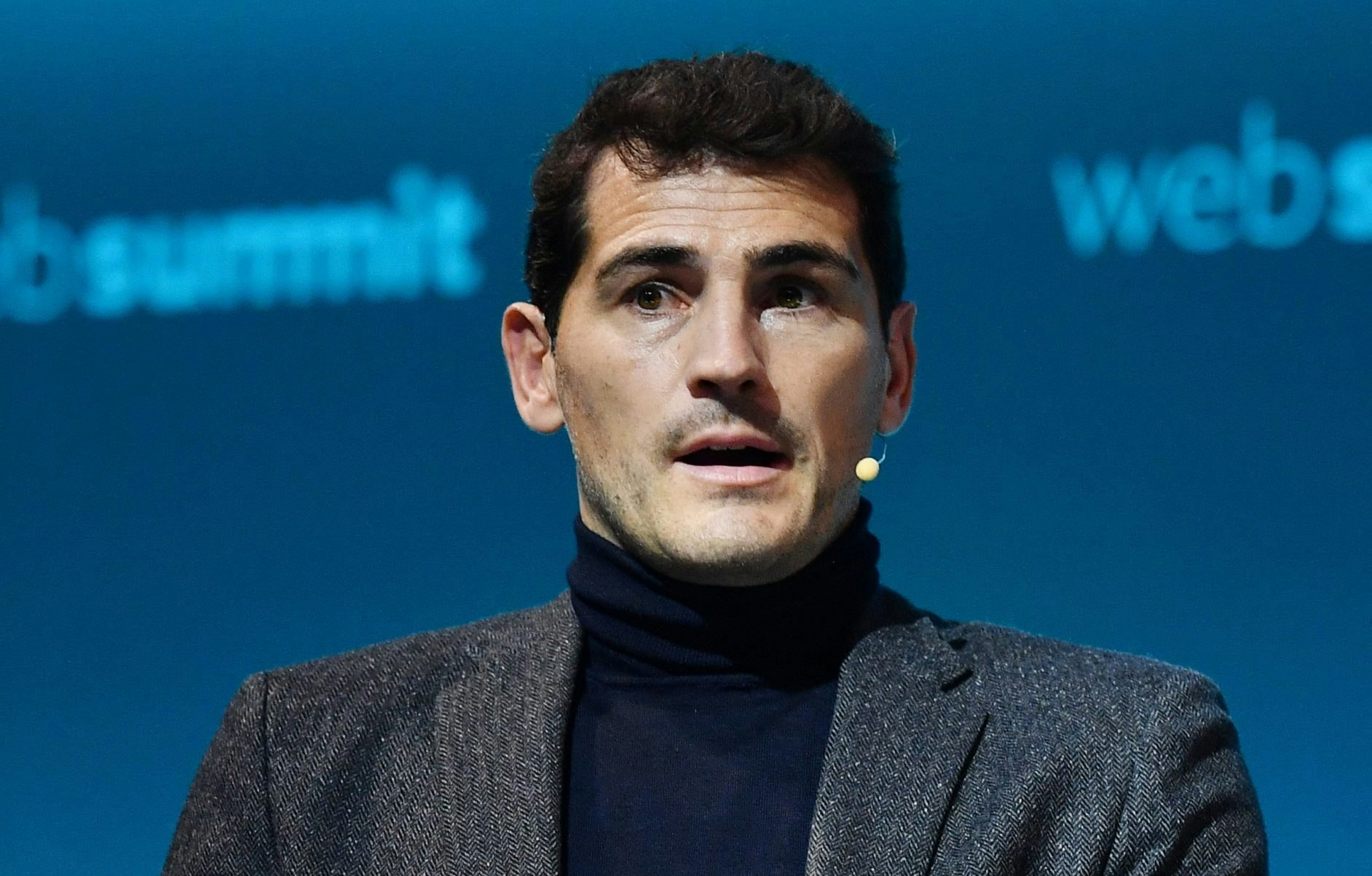 Iker Casillas speaking at web summit